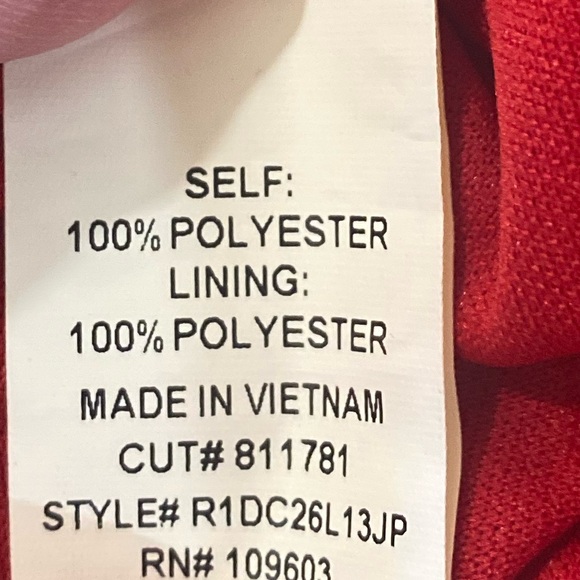 Rabbit Rabbit Rabbit Red Lace Fit & Flare Dress - Picture 6 of 7